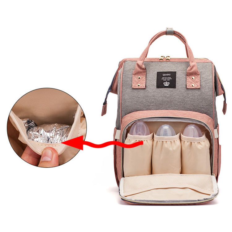 Wholesale New Design Fashion Baby Nappy Backpack Portable Diaper Bag For Mother