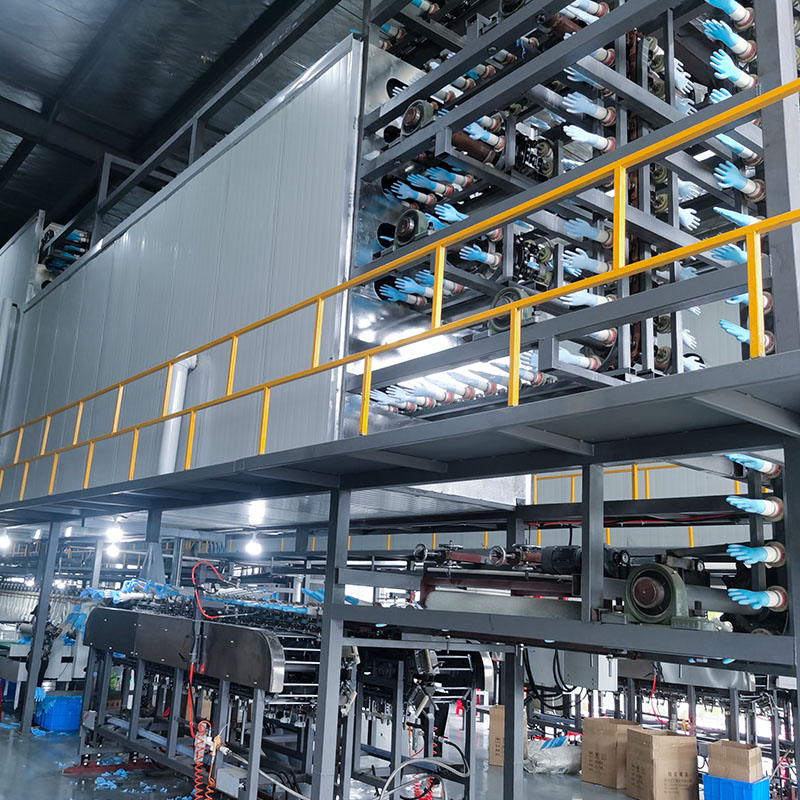 Disposable Nitrile Glove Manufacturing Production Line Latex Nitrile Gloves Making Machine
