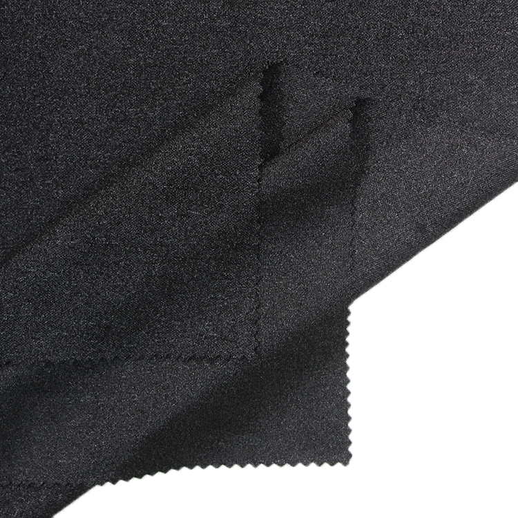 China Manufacturer New Design Poly Nylon Spandex Heather Interlock Sportswear Fabric