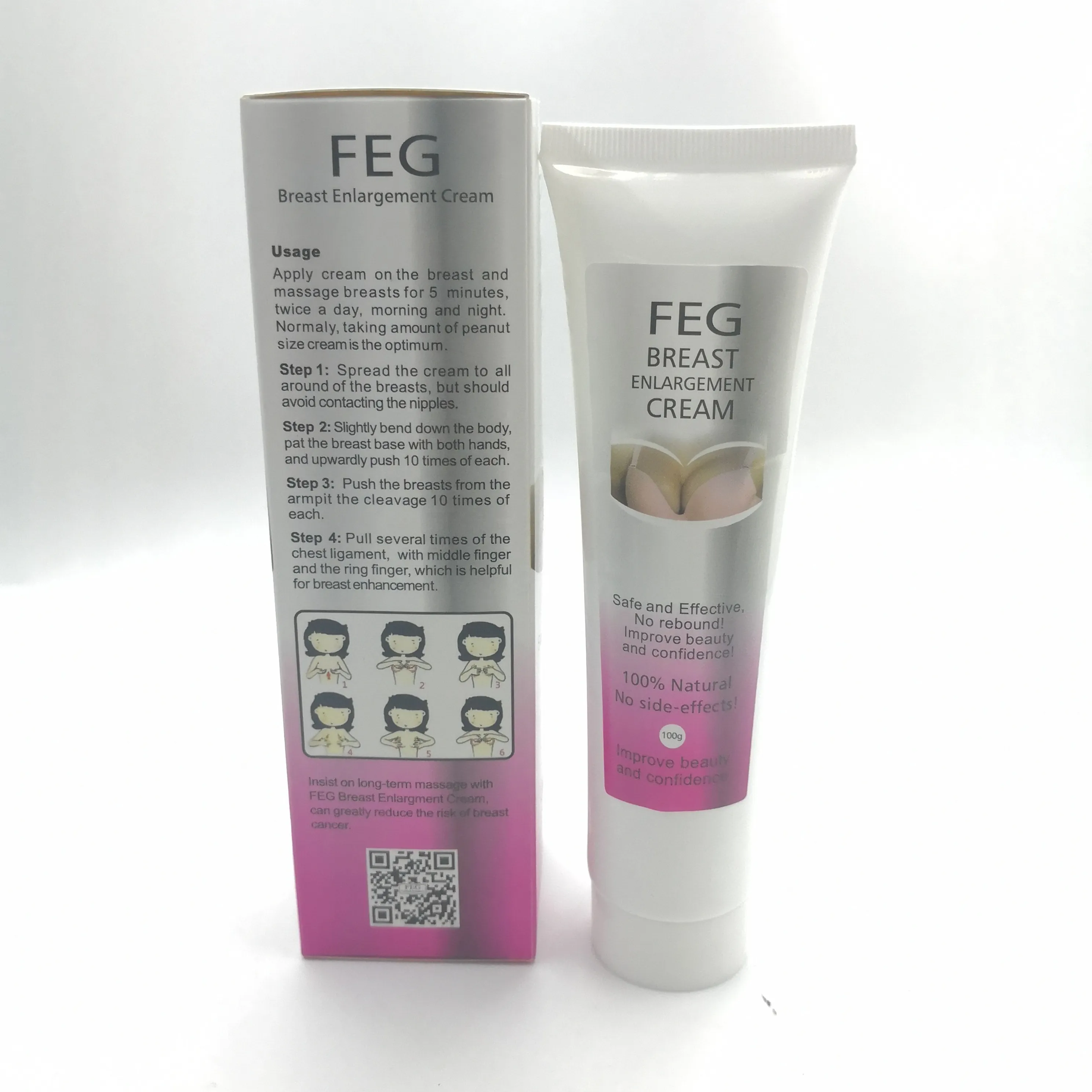 FEG Оригинальное средство для увеличения и подтяжки груди, укрепляющий гель для массажа тела