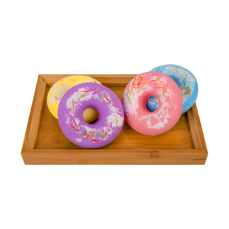 Wholesale OEM Eco-friendly Custom Bath Ball Donut Bath Bombs Bath Relaxation Gift Set