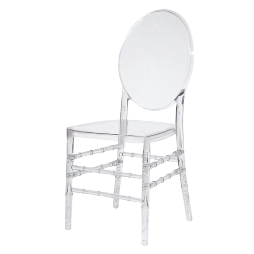Полимерные прозрачные и белые стулья Chiavari Tiffany, элегантные свадебные стулья из пластика для отеля