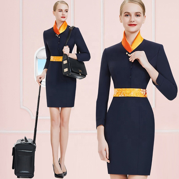 Изготовленный на заказ модный бортпроводниках униформы Air Asia Airhostess костюмов на продажу