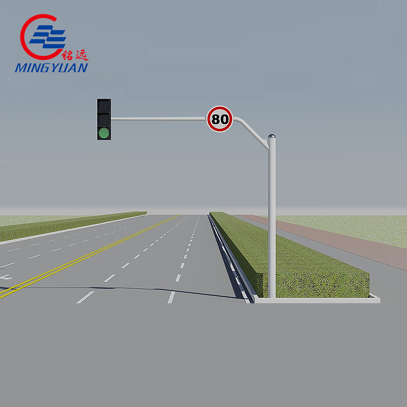 galvanized steel traffic signs and pole