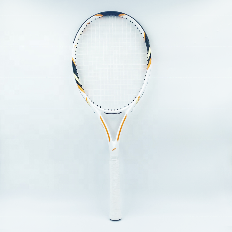 High Quality Carbon Glass Fiber Sport Training Light Weight Graphite Professional Grips Tennis Rackets For Medium Players