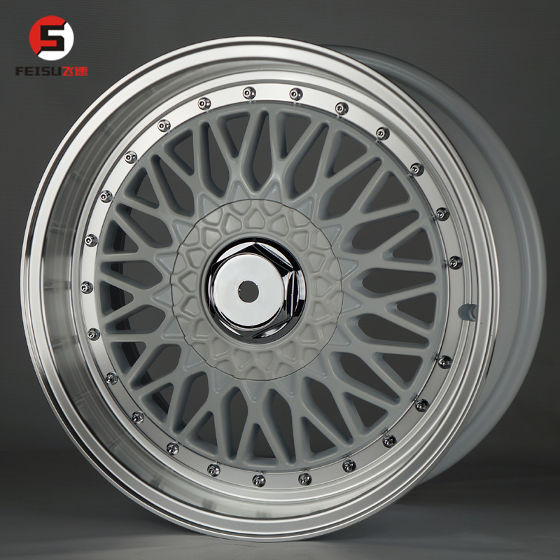 BBS/RS 15 дюймов 17 дюймов белый/синий/серебристый золотой старый дизайн гоночный автомобиль сплав алюминиевый обод колеса