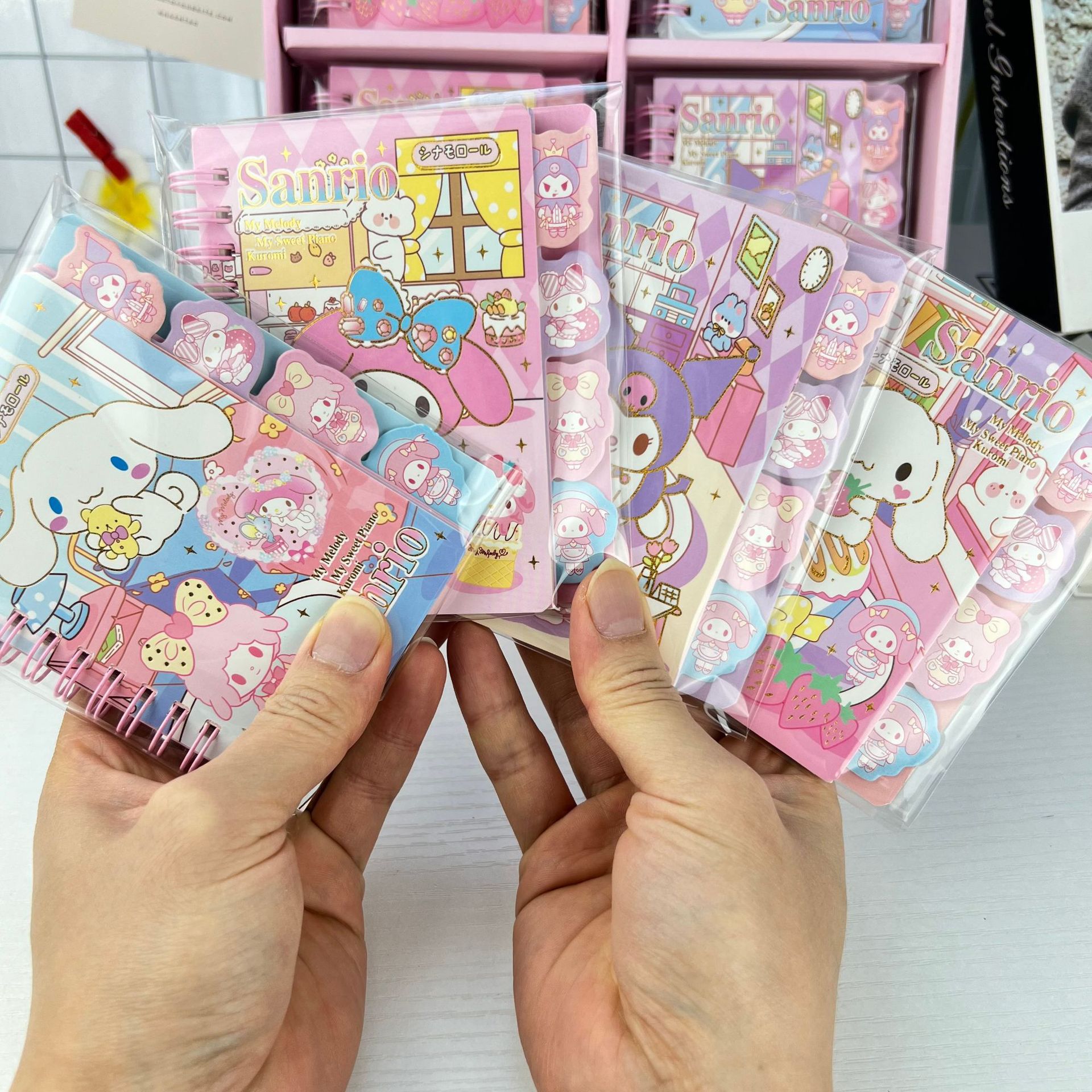 Kawaii милый мультяшный креативный подарок канцелярские товары оптом, блокнот, дневник, мелодия, блокнот