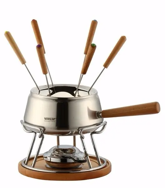 Swiss Cheese Fondue Pot Set