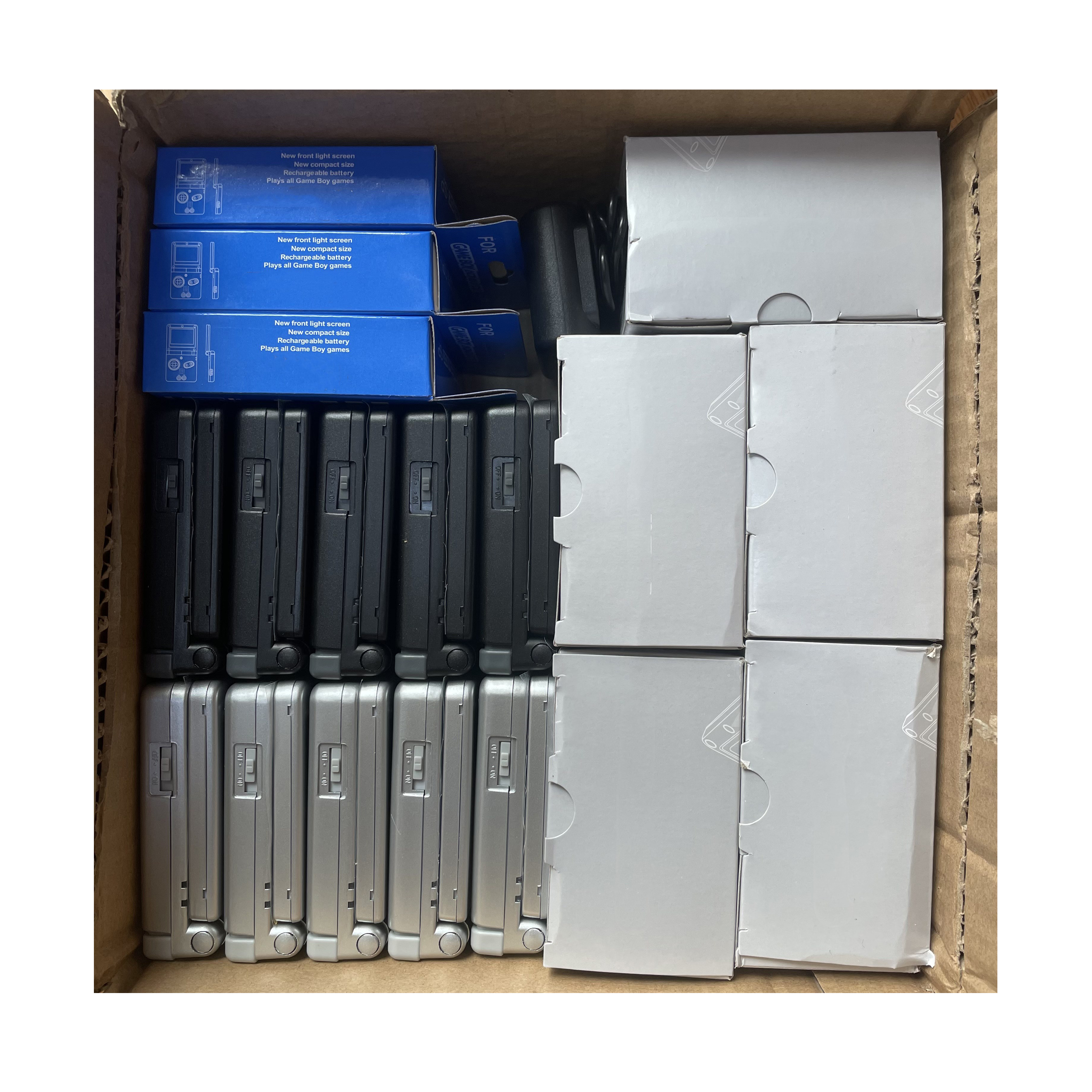 Оригинальная и Отремонтированная консоль Gameboy Advance SP, Классическая игровая консоль, ручной игровой плеер