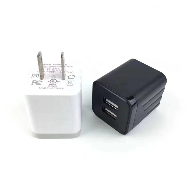 OEM Dual USB port fast charger US EU plug power batter charger for phone