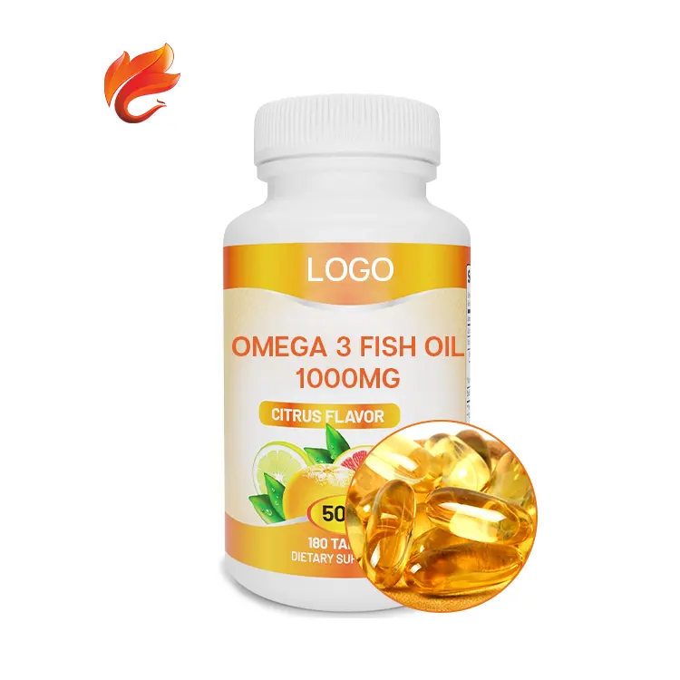 Food supplements 30% DHA EPA ocean health omega 3 softgel crude Bulk Fish Oil
