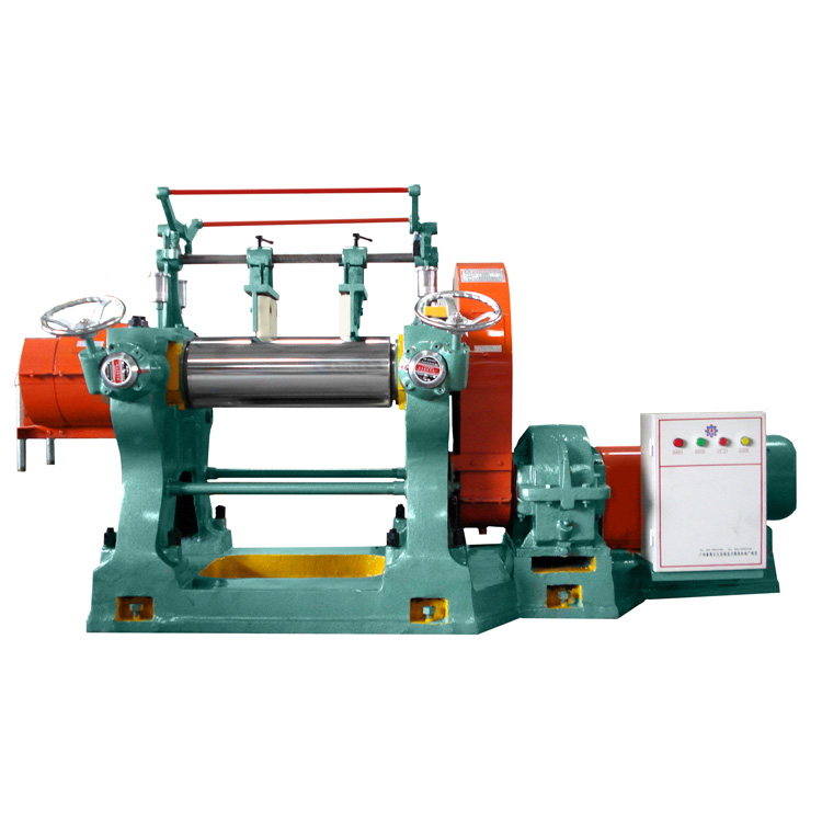 XK-230 9 inch Silicone Rubber 2 Rolls Mixing Mill Machine
