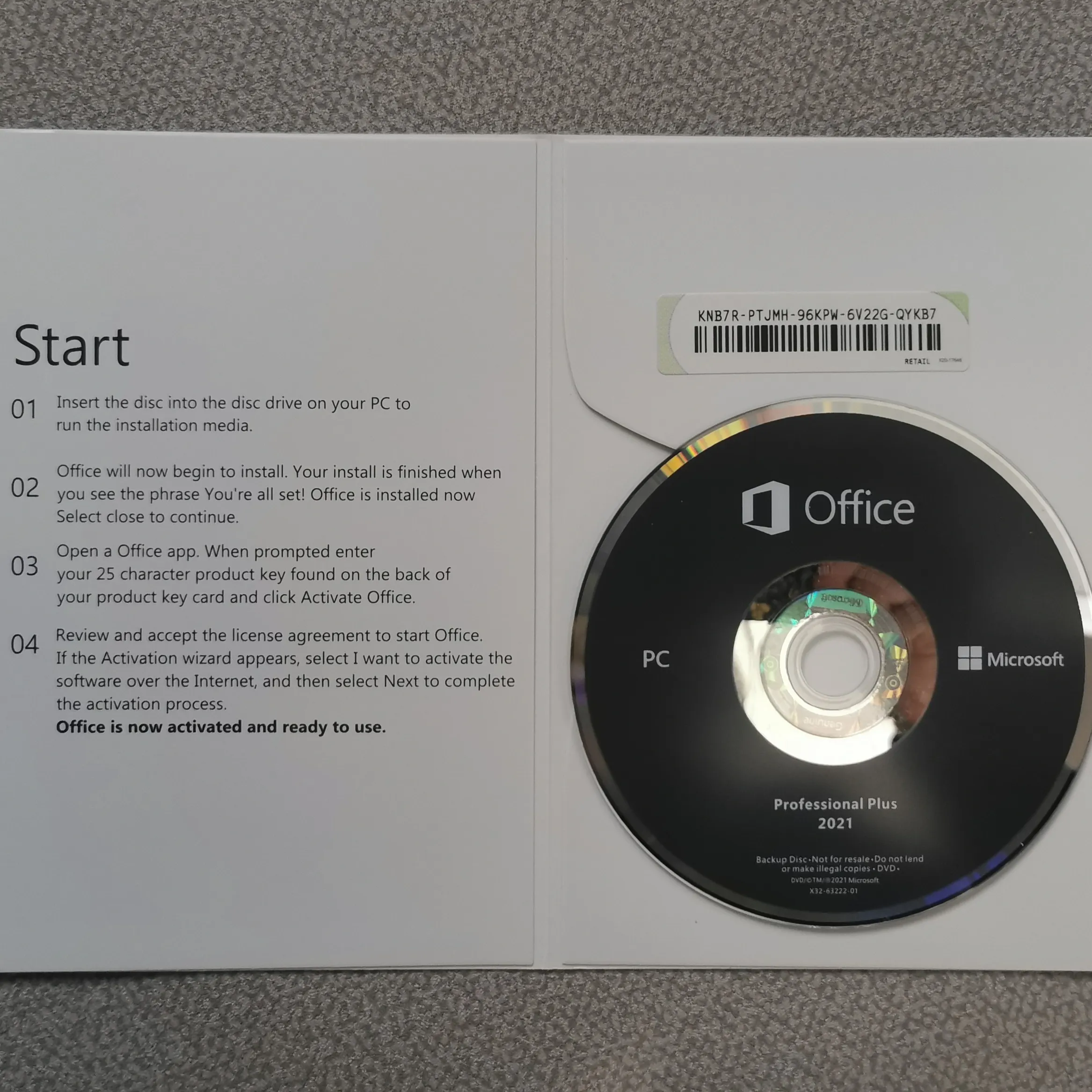 Office 2021 Professional Plus DVD Full Package with Free Shipping