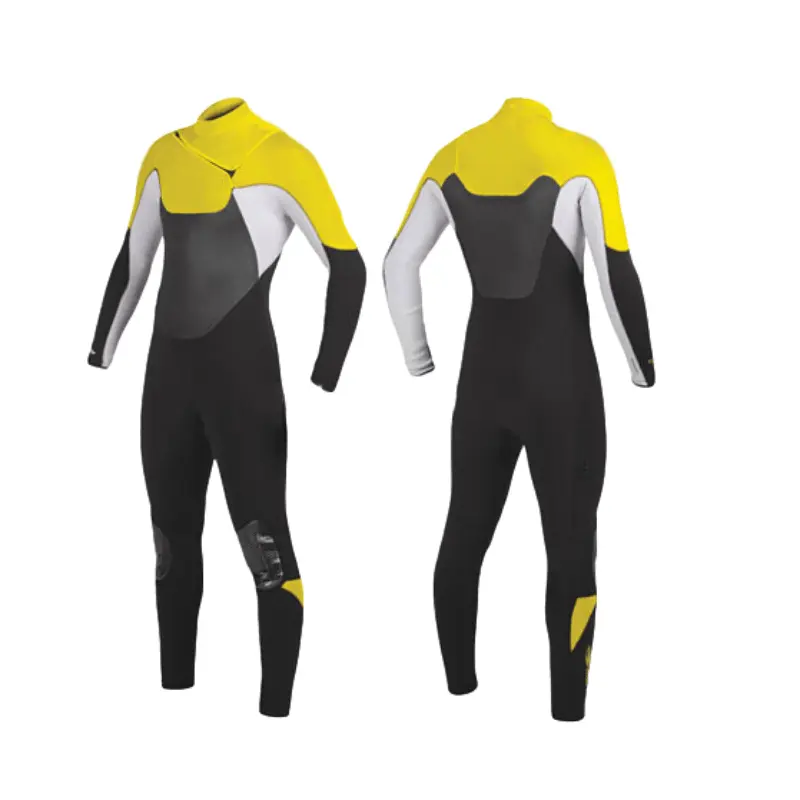Custom Thickness Neoprene Wet Suit GBS Stitch Fluid Stitch Full Body Diving Suit Chest Zip Wetsuit for Surfing