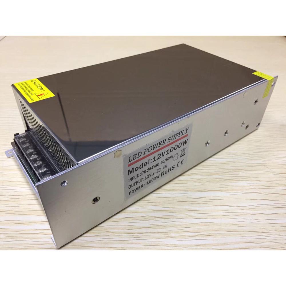 Блок питания 12V 24V 48V 60V 1000W 80A 40A 20A 16A 960w импульсный источник питания светодиодного табло