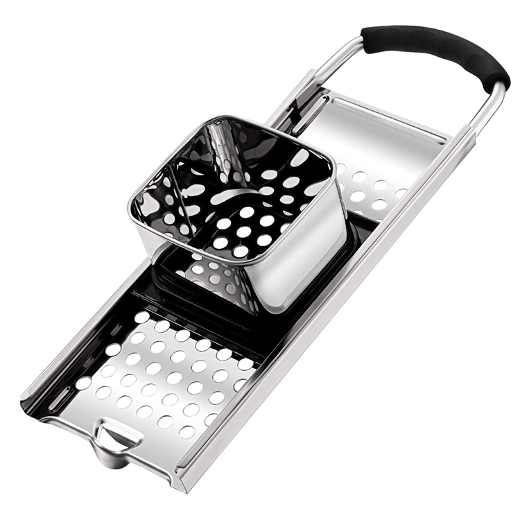 Нержавеющая сталь Spaetzle Maker с резиновой и пластиковой ручкой