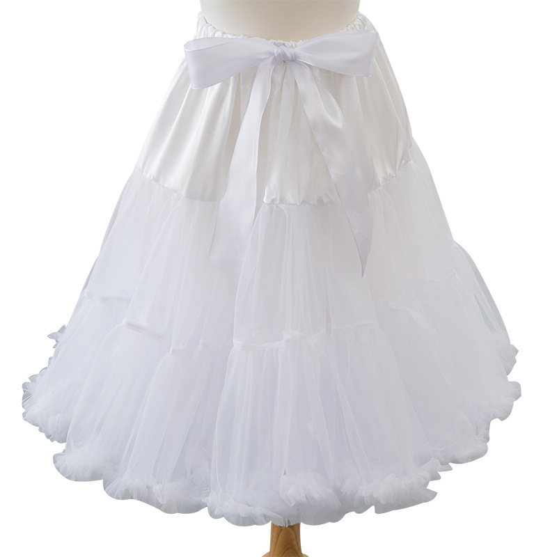 S138A lolita cloud skirt wedding dress fluffy violent boneless petticoat petticoats