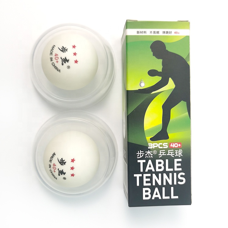 Table Tennis Sports 0-3 Star China High Quality Table Tennis Balls 3pcs Packing Pin Pon Balls Box Training For Entertainment