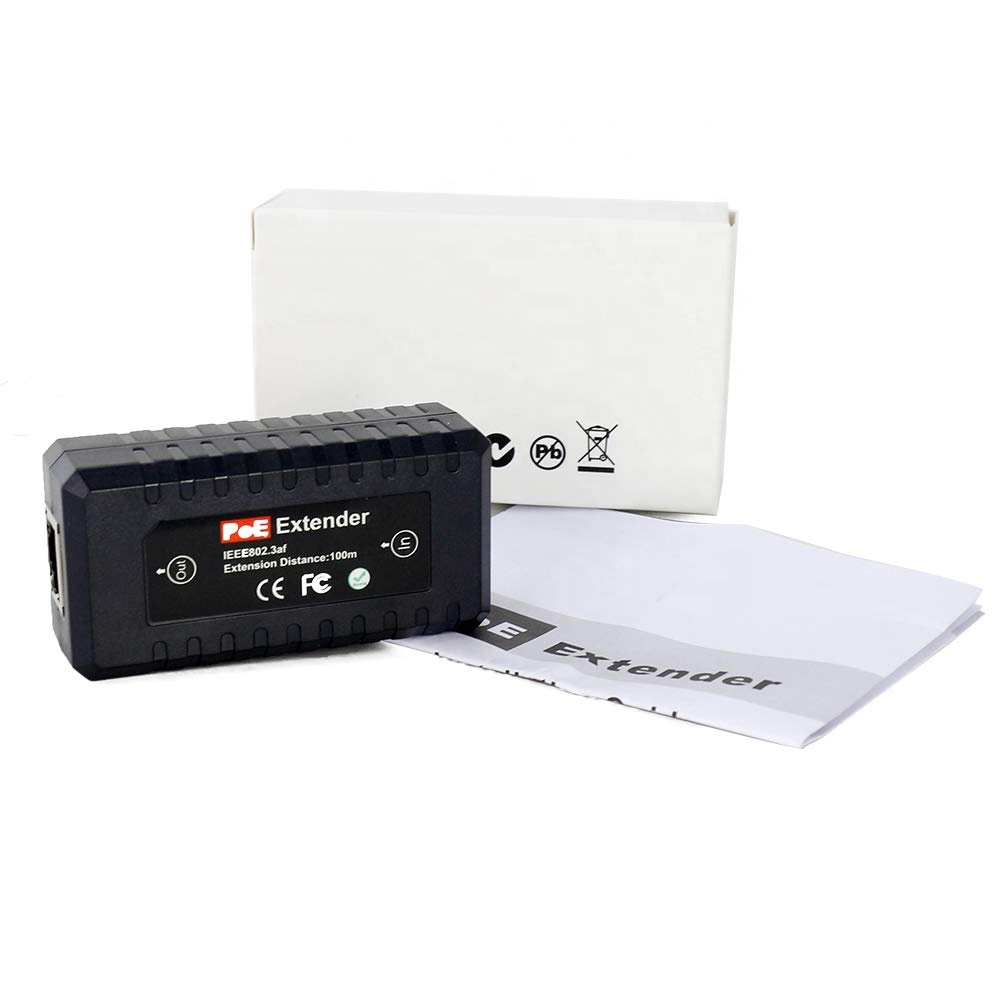 Ethernet-ретранслятор PoE, 1 порт 10/100, IEEE802.3af