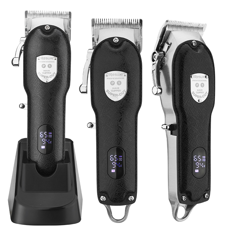 Pro Barber Clippers Professional Hair Cutting Machine Cordless Rechargeable Hair Clipper