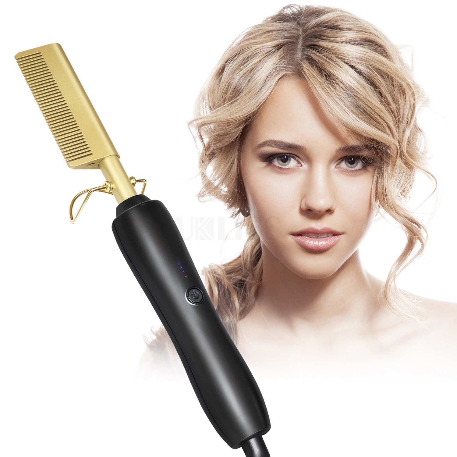 Best Steam Infrared Ceramic Hair Straightener Brush New Arrival Vapor Hair Straightening Flat Iron Straightener