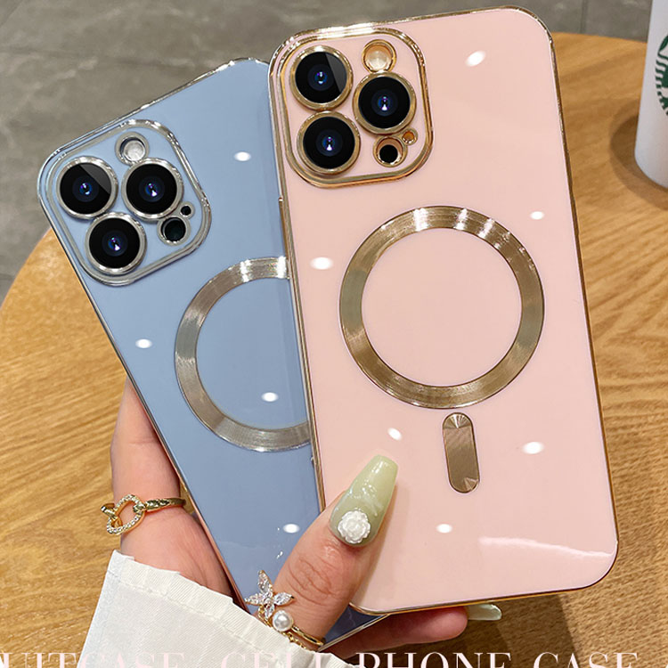 Популярный мягкий Гальванизированный чехол для телефона из ТПУ 6D для iPhone 14, защитный чехол для мобильного телефона, резиновая крышка для объектива для iPhone 14, чехол magsafe