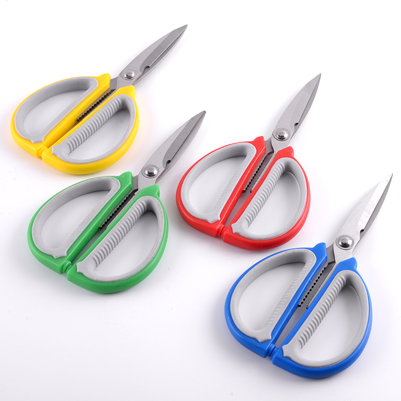 Wholesale multi-function stainless steel kitchen scissor office school paper cut sharp shears tool Household Scissors