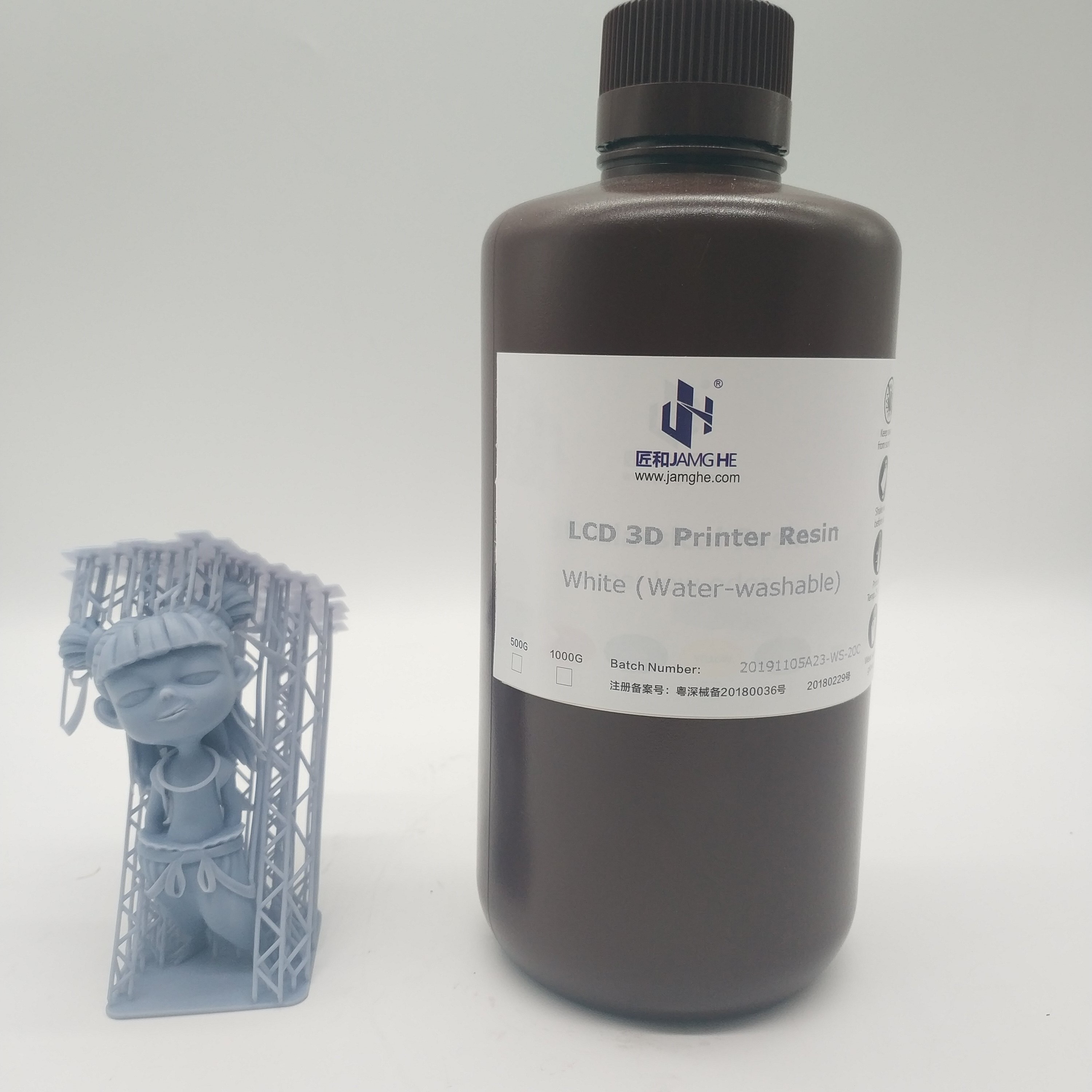 JAMGHE моющаяся в воде Смола 250 нм для LCD DLP SLA 3D принтера g