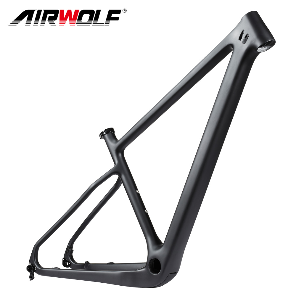 AIRWOLF Hardtail приятный на вид 135/142 мм Мост MTB рама 29ER горный углеродный руль для велосипеда Рама