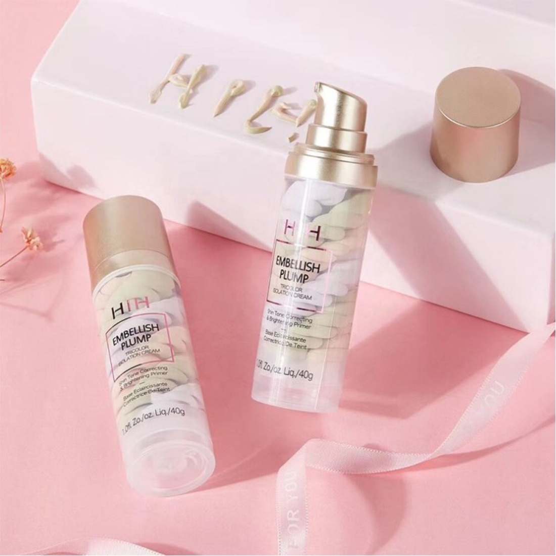 One Step Color Correcting Skin Tone Corrector Facial Serum 3 Colors Brightening Makeup Primer