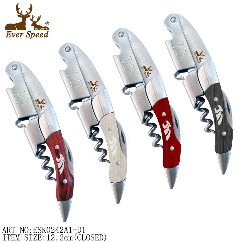 Everspeed Waiter's Corkscrew Knife blade Stainless steel Can Bottle opener corkscrew