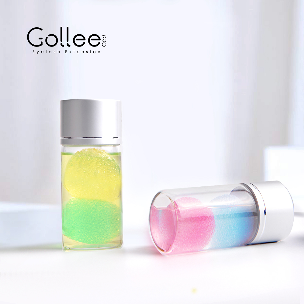 Gollee ресниц клей для удаления мяч накладные ресниц аппликатор инструмент Пинцет Cleanser ресниц расширением Инструменты ресниц аппликатор инструмент