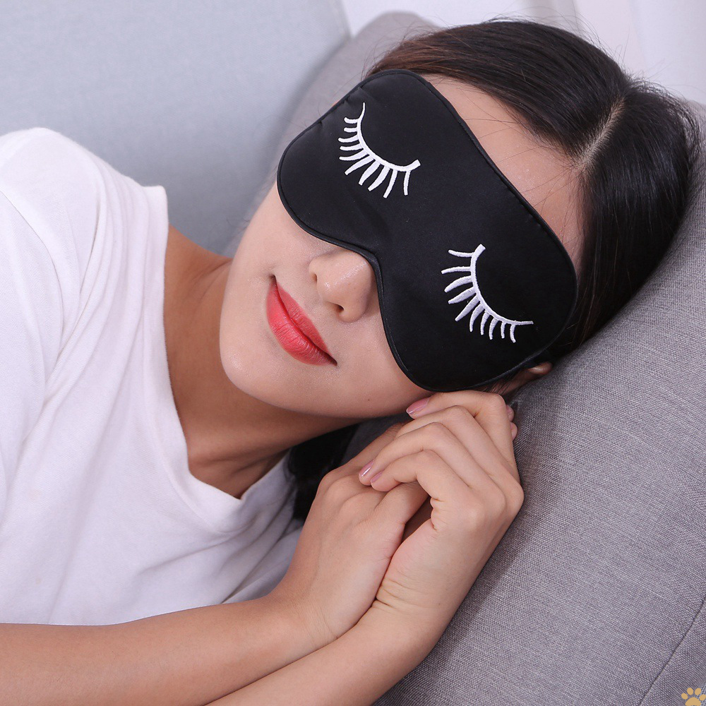 custom silk eye mask custom logo for sleep 100% mulberry silk with 6A grade gift packing
