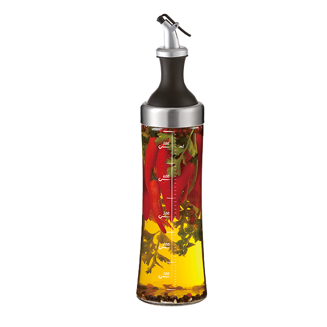 570ml glass Olive Oil and Vinegar Dispenser soy sauce Oil Bottle with filter