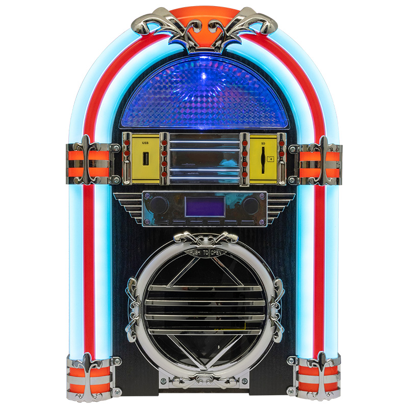MP3 playback FM radio CD USB SD jukebox player AUX IN jack USB SD Socket Music Combo karaoke mini jukebox retro