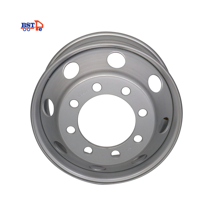 Trailer Parts Wheel Rim With Steel For Heavy Duty Truck