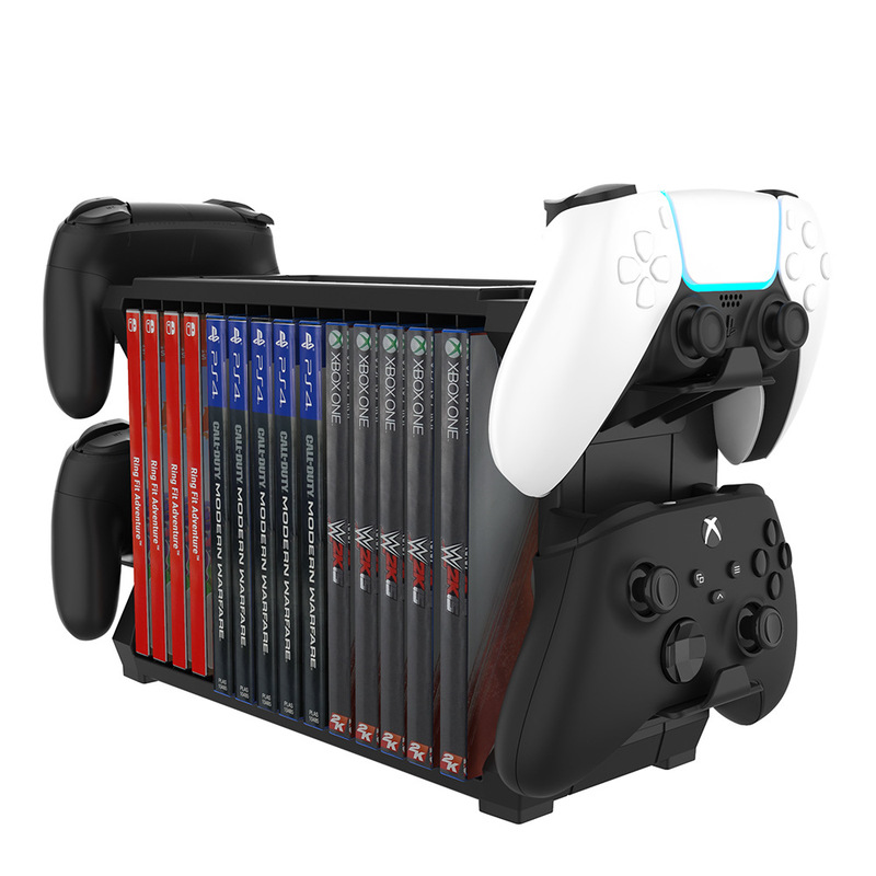 Многофункциональный держатель для хранения игр для PS5, держатель для дисков и наушников, подставка, кронштейн для поддержки для PlayStation 5, новинка