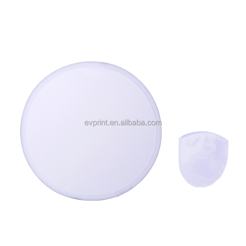 Personalized Logo Polyester Flexible Flying Fan Sublimation Folding Fan With Pouch