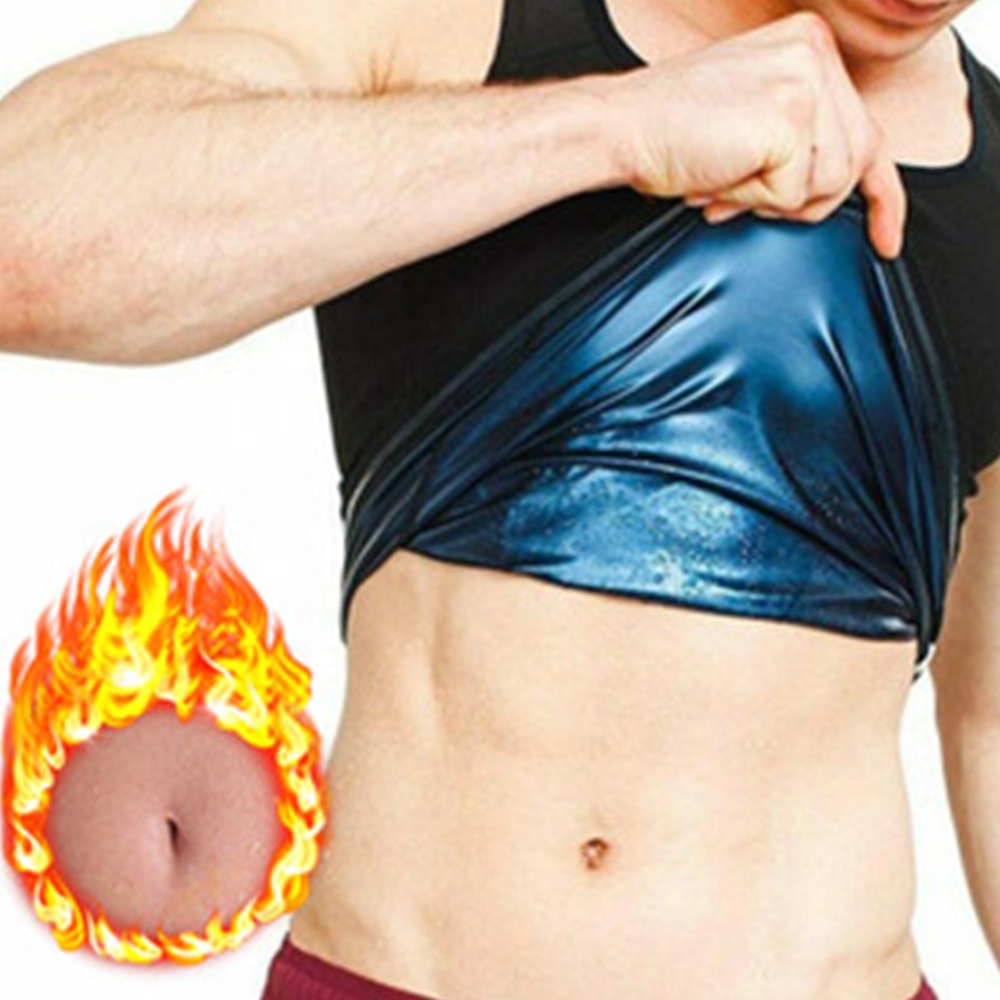 Мужские и женские тела Горячая сжигание жира пот Body Shaper сауна фитнес без рукавов с круглым вырезом топ для гимнастики; Для занятий йогой; Рубашки для похудения потеря веса