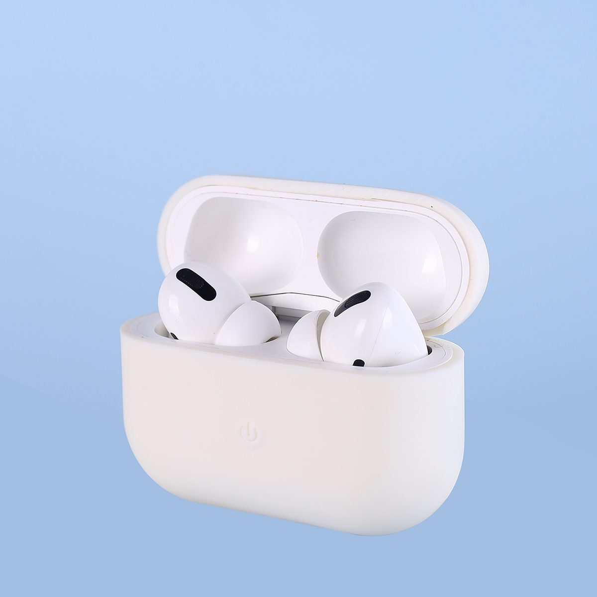 Белый Портативный чехол для Airpod, чехол для Airpods 3-го поколения, силиконовый чехол