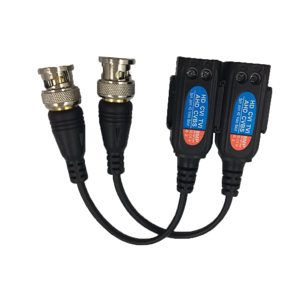 HD-CVI/TVI/AHD/CVBS 720P 960P 1080P 8MP витые пары пассивный видео балун с винтовой клеммной колодкой