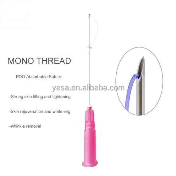 korea pdo mono thread lifting 29g 50mm absorbable lifting pdo mono thread