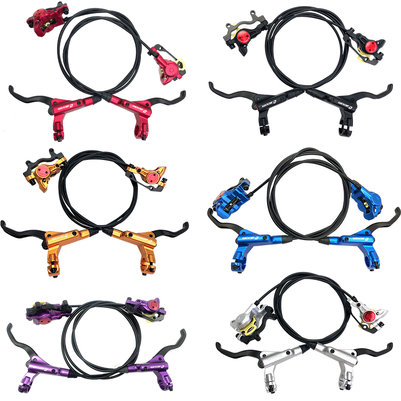 ZOOM HB-875 Bicycle Hydraulic Disc Brake Set Front Rear 800/1400mm Brake Kit MTB Road Bike Oil Brake