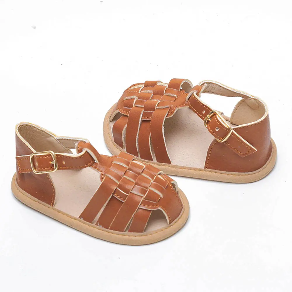 Baby Girl Sandals 1 Year Old New Design Genuine Leather Summer Sandals For Indoor