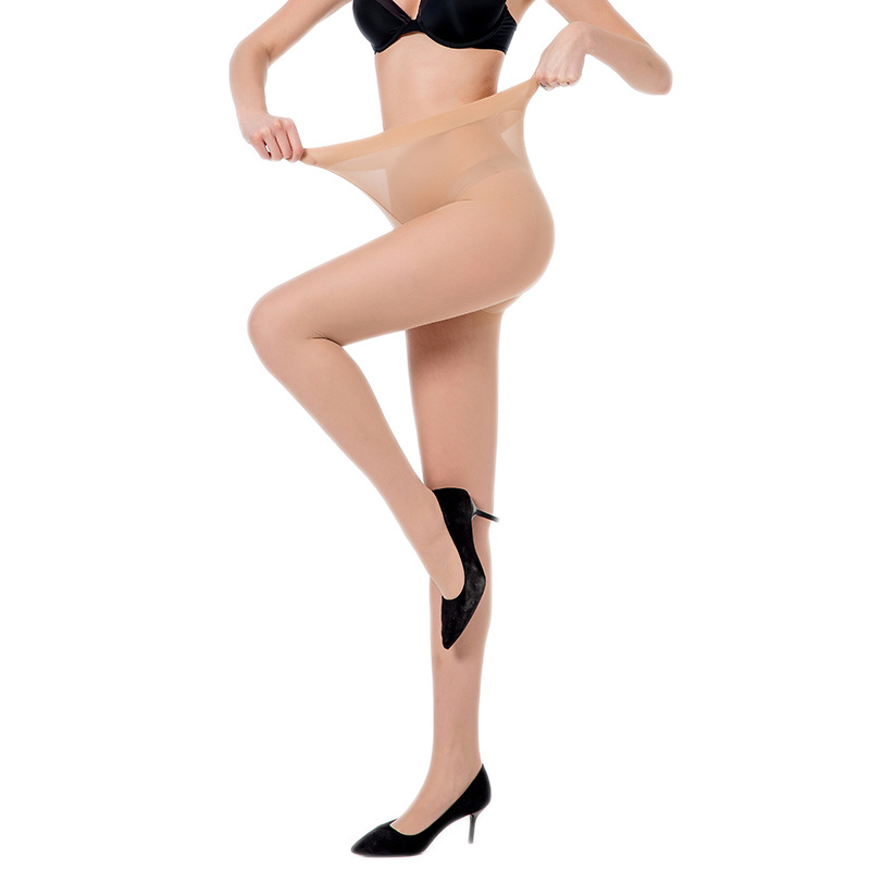 Women summer breathable invisible high elasticity wear-resisting thin sexy nylon silk stockings