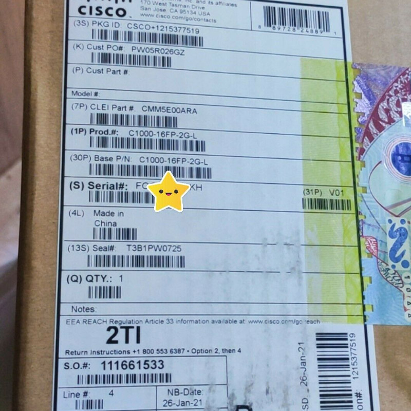 C1000-16P-E-2G-L C1000 16 портов GE, 2x1G SFP POE Ente rprise класса слой 2 Переключатель