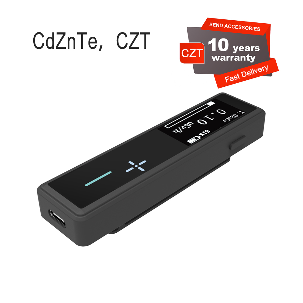 Новый 3rd CZT гамма бета рентгеновского излучения монитор 0. 01usv/h ~ 10msv/ч диапазон измерения детектор ядер дозиметр с ЖК-дисплеем