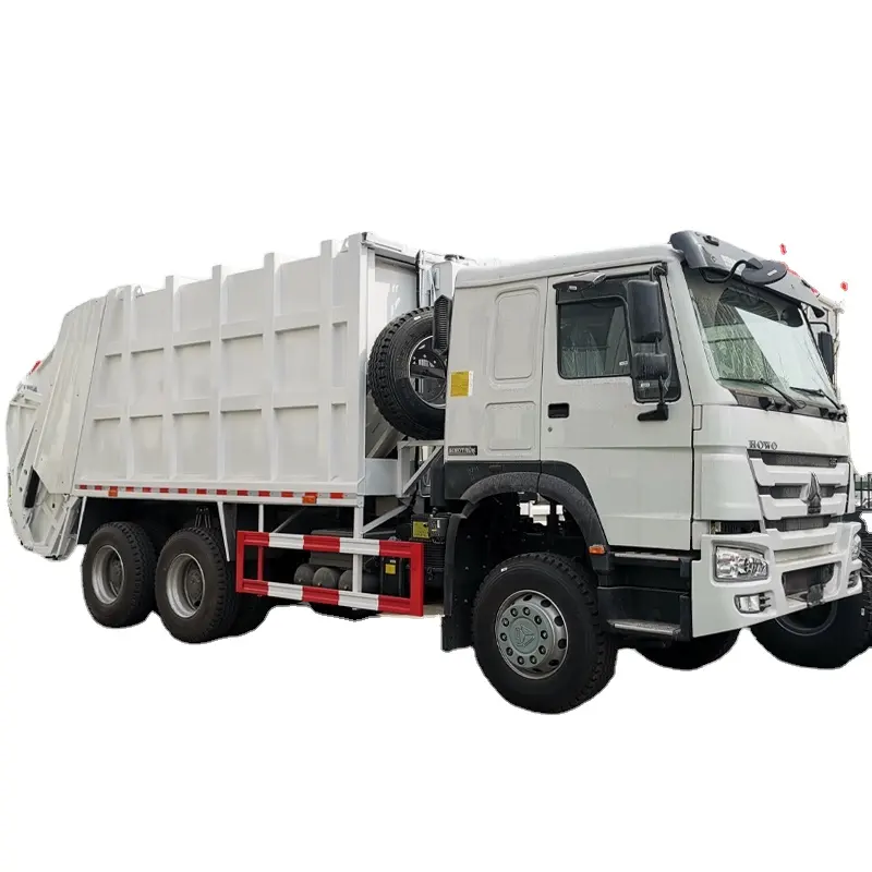 Upper Body Structure For Hook Lift Bin Cleaner Used Garbage Truck For Sale