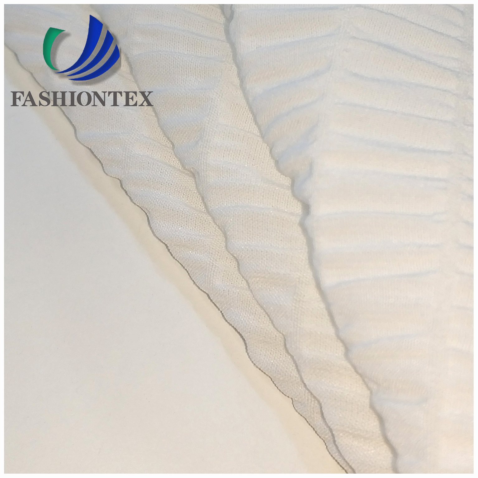Fashiontex 75D weft stretch bubble crepe fabric polyester spandex mixed stretch fabric