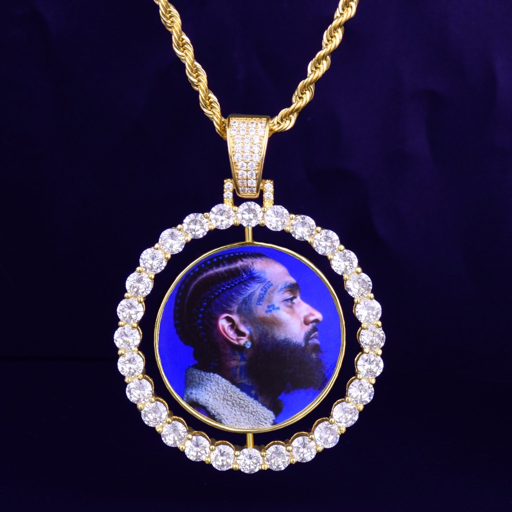 WTS-Q20010 из серии "сделай сам" в стиле «хип-хоп» фото кулон человек с подвеской с изображением